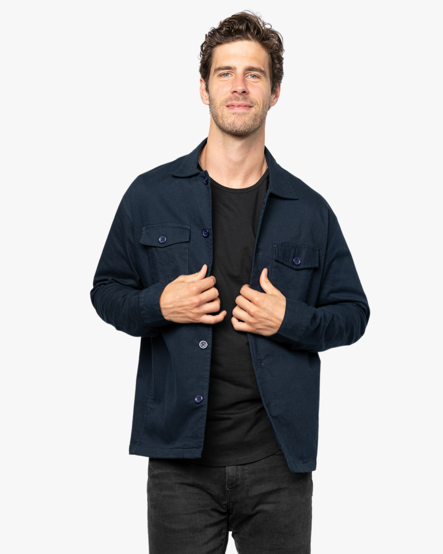 Core Twill Utility Jacket - Side View