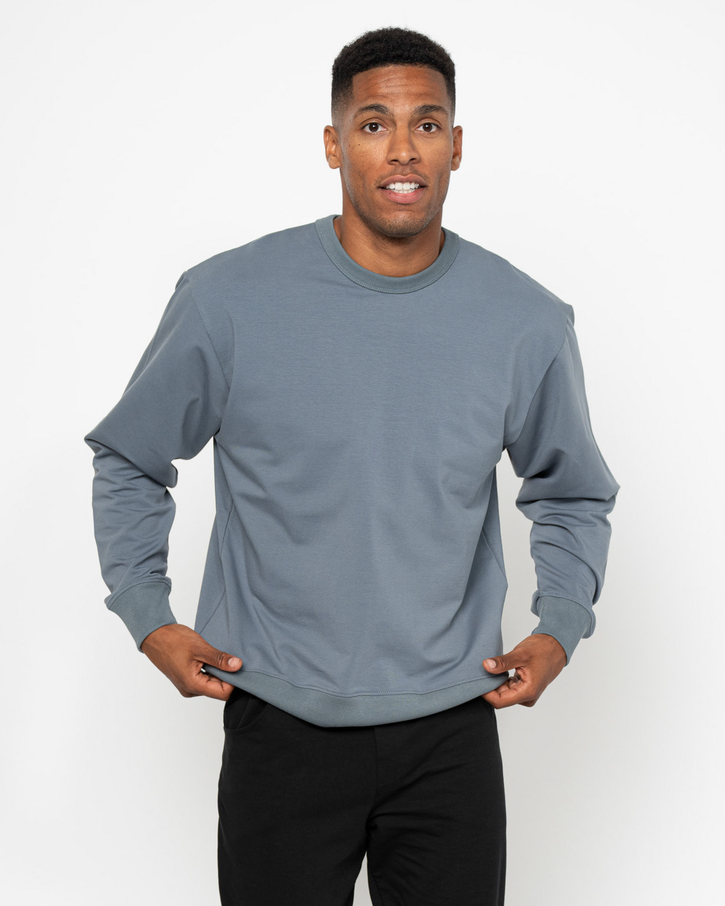 Relaxed Crew Sweatshirt - Front View