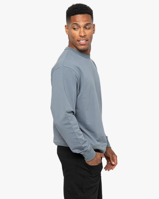 Relaxed Crew Sweatshirt - Side View