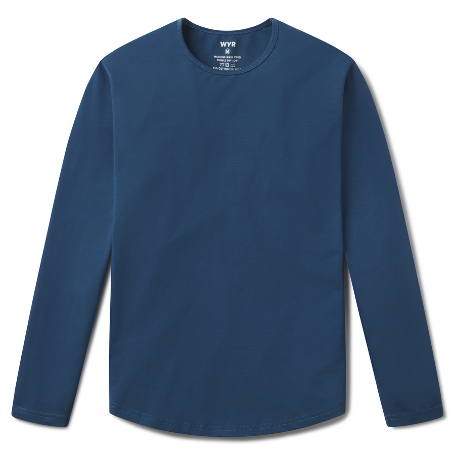 Long Sleeve Curve Crew