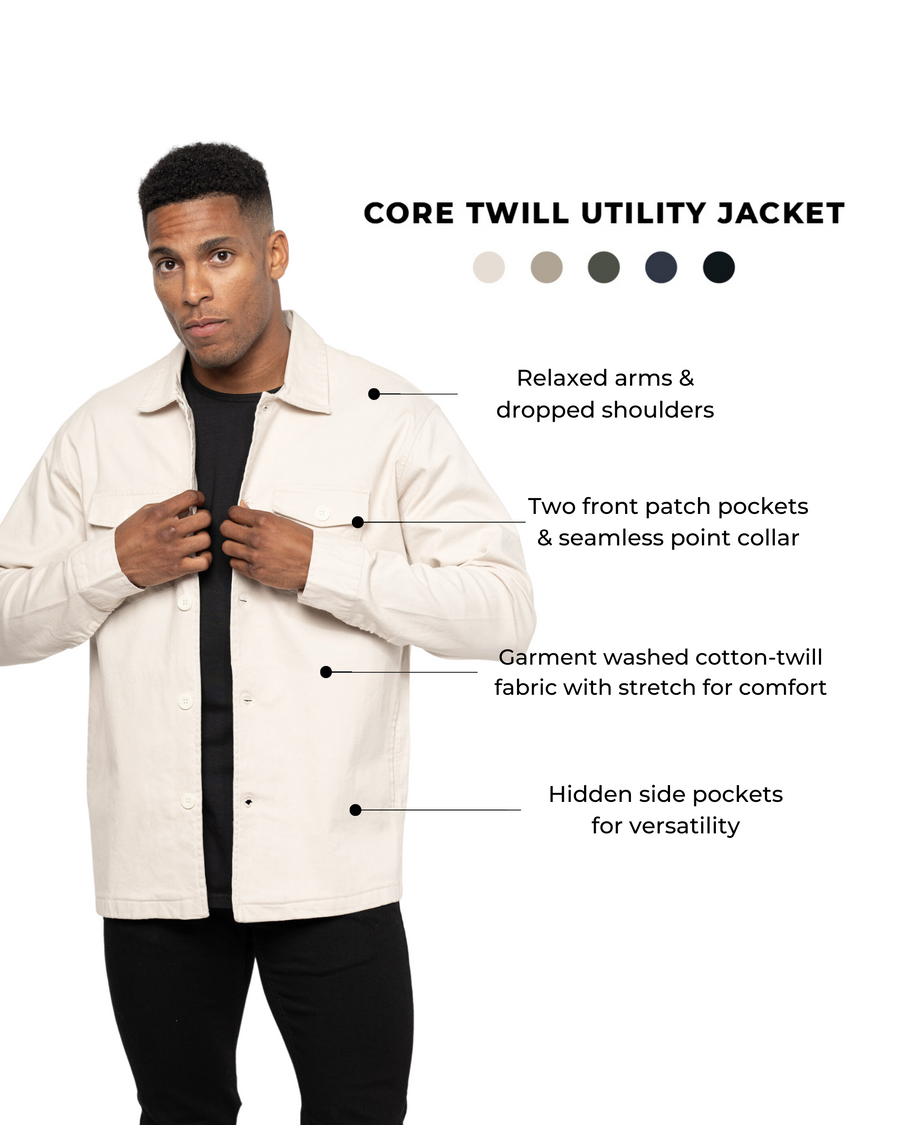 Core Twill Utility Jacket