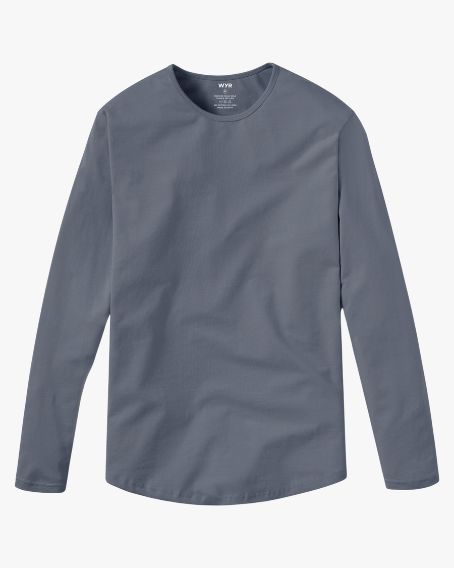 Long Sleeve Curve Crew