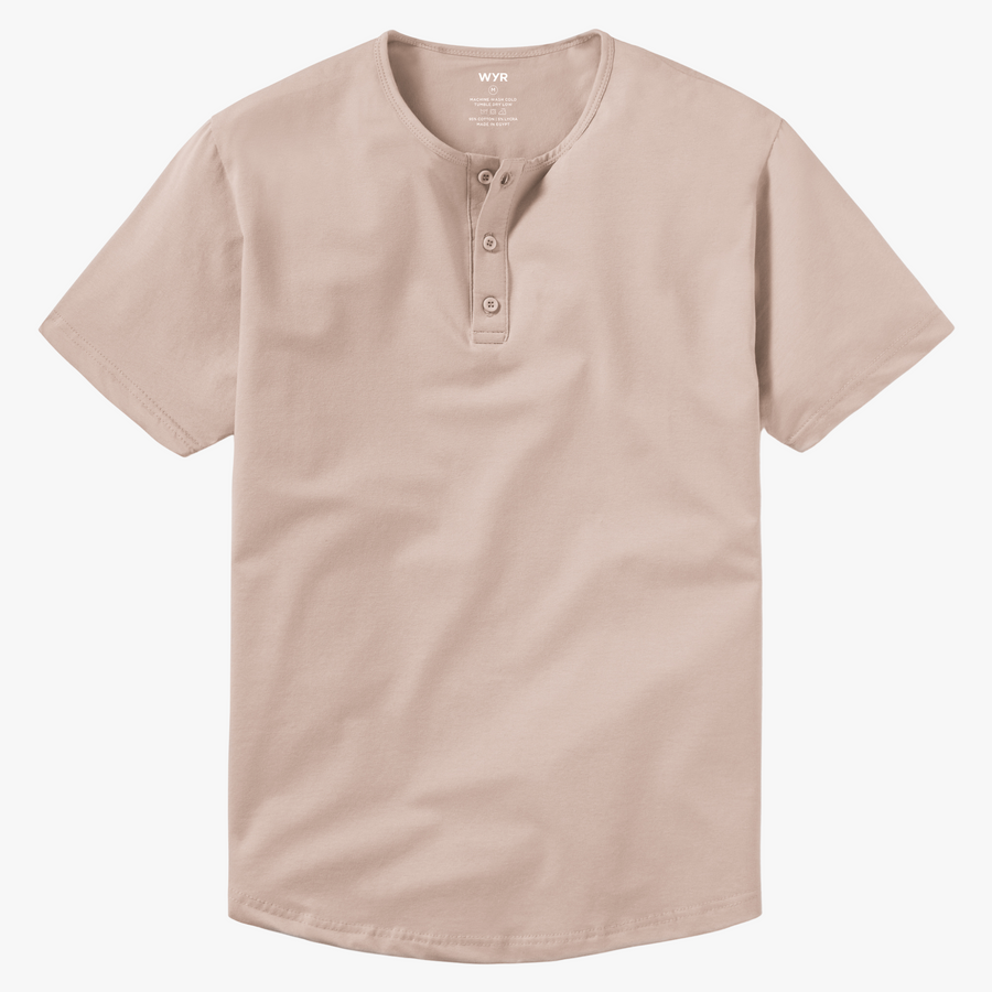 Short Sleeve Henley