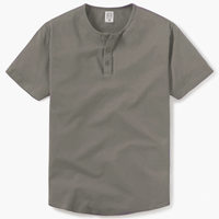 Short Sleeve Henley