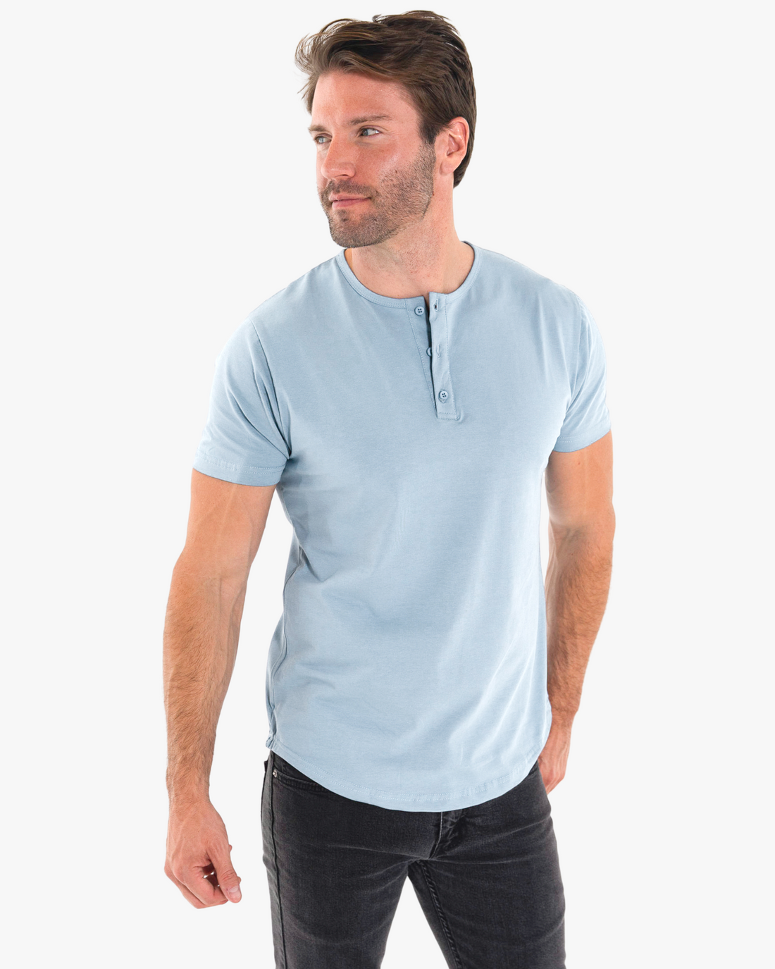 Short Sleeve Henley