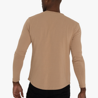 Long Sleeve Henley - Final Sale