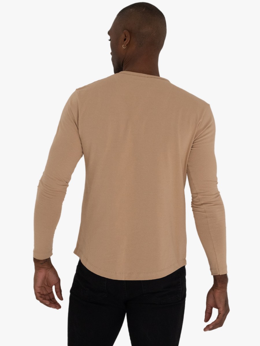 Long Sleeve Henley - Final Sale