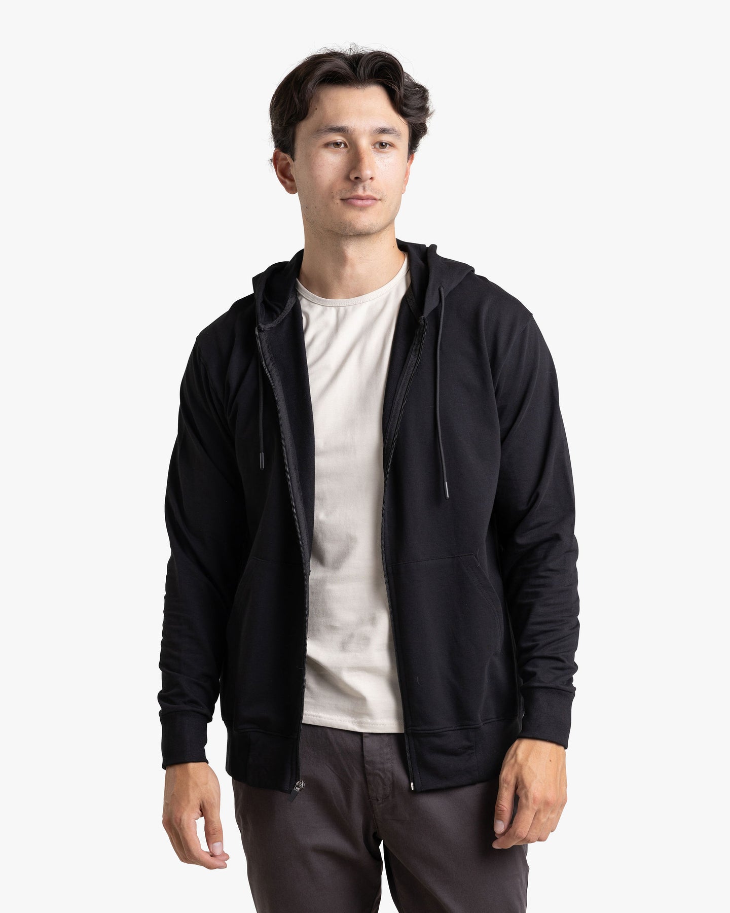 Zip-Up Hoodie - Front View