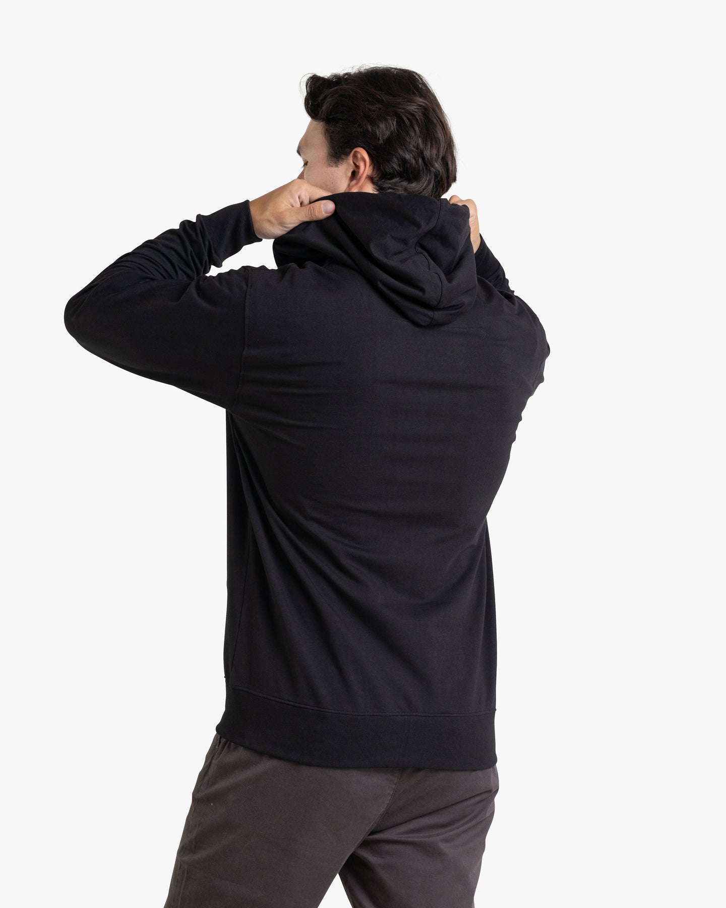 Zip-Up Hoodie - Back View