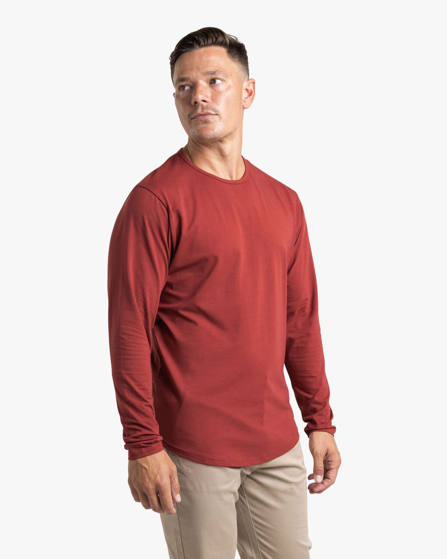 Long Sleeve Curve Crew