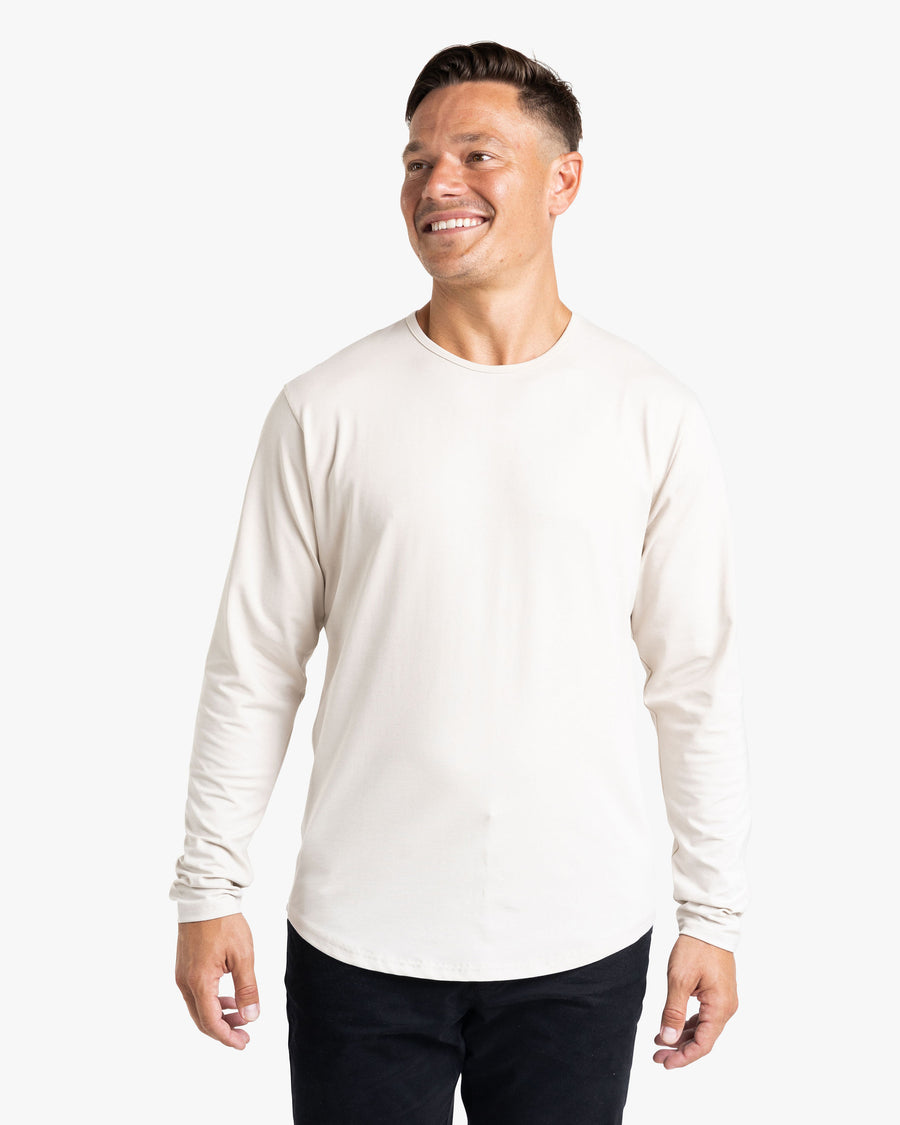 Long Sleeve Curve Crew