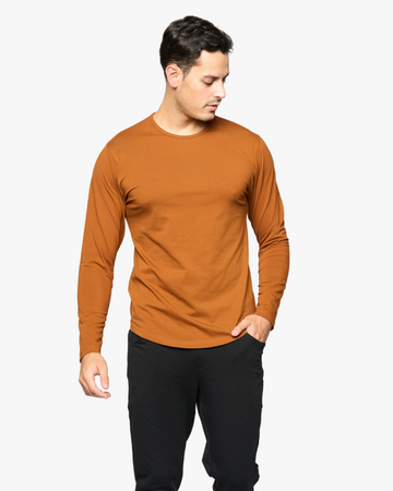 Long Sleeve Curve Crew - Final Sale