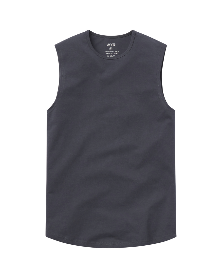 Sleeveless Curve Crew - Final Sale