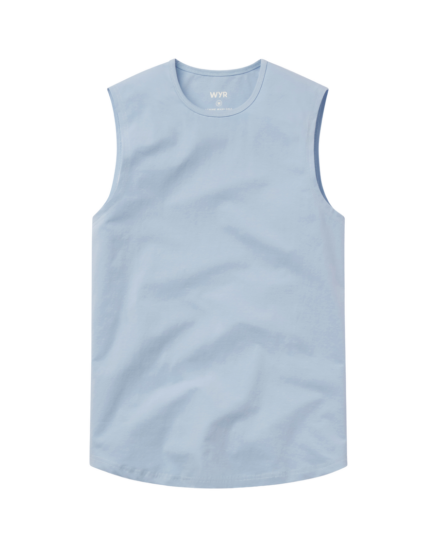 Sleeveless Curve Crew - Final Sale