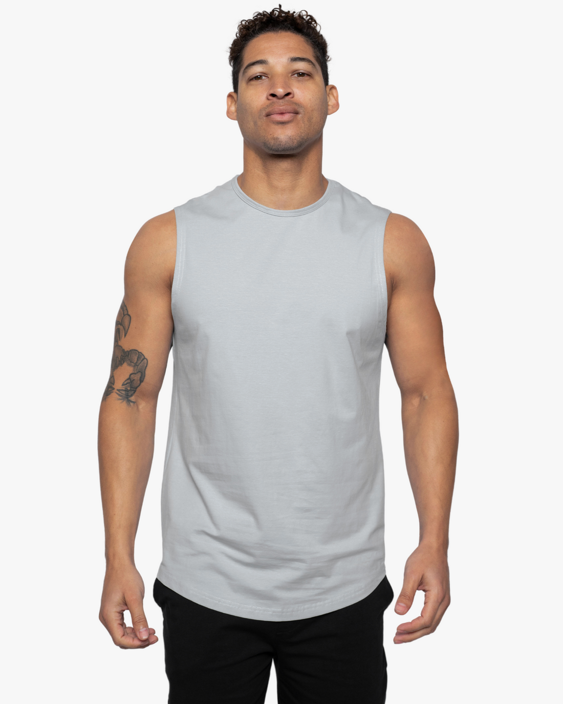 Sleeveless Curve Crew - Final Sale